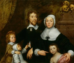 Portrett av en familie, sannsynligvis det av Richard Streatfeild
